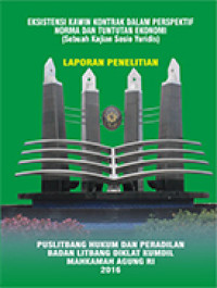 Image of Eksistensi Kawin Kontrak Dalam Perspektif Norma dan Tuntutan Ekonomi (Sebuah Kajian Sosio Yuridis)