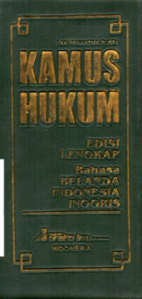 Image of Kamus Hukum: Edisi Lengkap Bahasa Belanda, Indonesia, Inggris