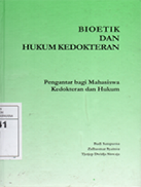 Image of Bioetik dan Hukum Kedokteran Pengantar Bagi Mahasiswa Kedokteran dan Hukum
