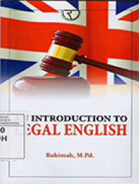 Image of an Introduction to Legal English