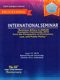 Image of International Seminar: Business Ethics in ASEAN Economic Community 2015 from the Perspective of Economics, Law, and Public Policy