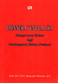 Image of Bhineka Tunggal Ika Sebagai Asas Hukum bagi Pembangunan Hukum Nasional