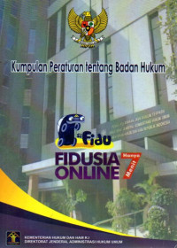 Image of Kumpulan Peraturan Tentang Badan Hukum (Fidusia Online)