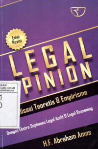 Image of Legal Opinion: Aktualisasi Teoretis dan Empirisme