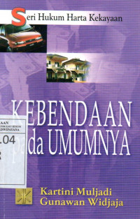 Image of Kebendaan Pada Umumnya