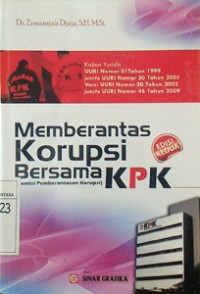 Image of Memberantas Korupsi Bersama Komisi Pemberantasan Korupsi KPK