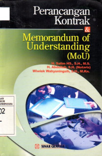 Image of Perancangan Kontrak dan Memorandum of Understanding (MoU)