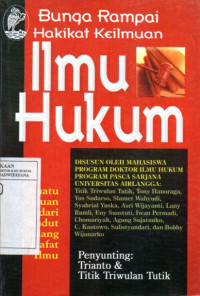 Image of Bunga Rampai Hakikat Keilmuan Ilmu Hukum