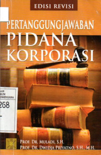 Image of Pertanggungjawaban Pidana Korporasi