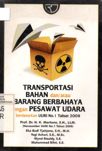Image of Transportasi Bahan dan/atau Barang Berbahaya Dengan Pesawat Udara Berdasarkan UURI No. 1 Tahun 2009