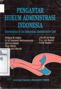 Image of Pengantar Hukum Administrasi Indonesia