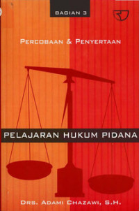 Image of Pelajaran Hukum Pidana 3: Percobaan dan Penyertaan