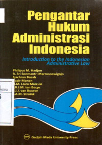 Image of Pengantar Hukum Administrasi Indonesia