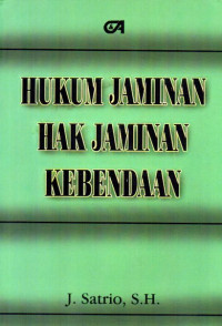 Image of Hukum Jaminan Hak Jaminan Kebendaan
