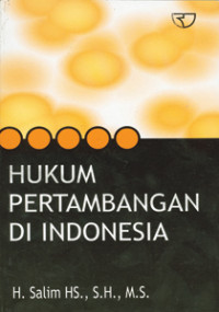 Image of Hukum Pertambangan di Indonesia