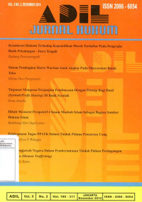 Image of Tanggungjawab Negara dalam Pemberantasan Tindak Pidana Perdagangan Manusia (Human Trafficking) (Adil Jurnal Hukum)
