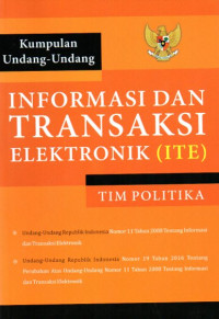Image of Kumpulan Undang-Undang Informasi dan Transaksi Elektronik (ITE)