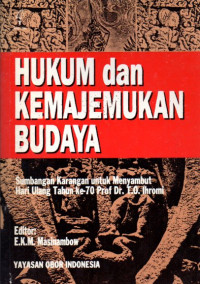 Image of Hukum dan Kemajemukan Budaya