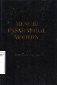 Image of Menuju Pasar Modal Modern