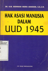 Image of Hak Asasi Manusia dalam UUD 1945